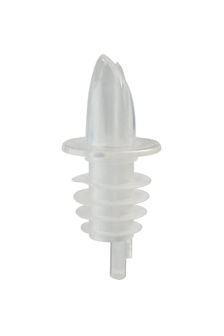 Pack of 10 Economy Freeflow Plastic Pourer Translucent